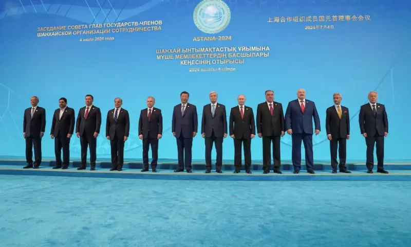 Xi and Putin set out ambitions for Eurasian security club