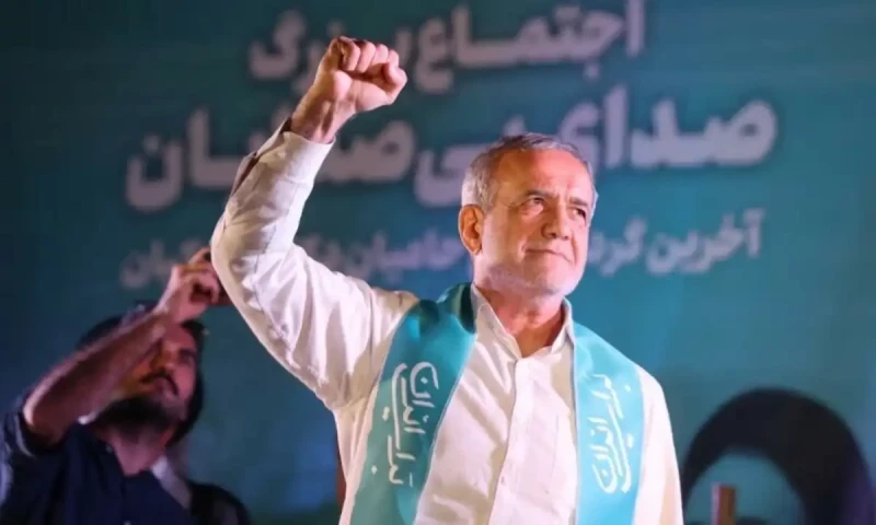 Moderate Pezeshkian wins Iran&rsquo;s presidential race