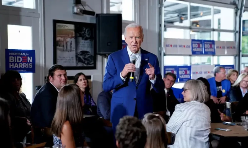 &lsquo;I&rsquo;m not going anywhere,&rsquo; Biden says as campaign struggles