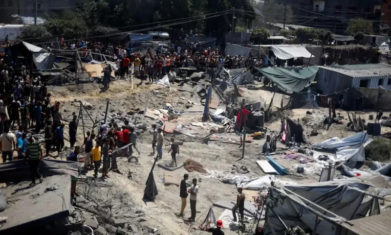Gaza officials say 90 Palestinians killed as Israel targets Hamas military chief