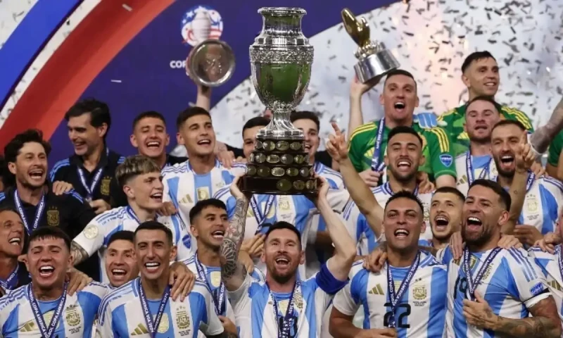 Argentina crowned Copa America champions for record 16th time after defeating Colombia
