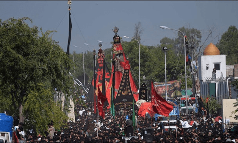 Strict security in place as 9 Muharram processions end
