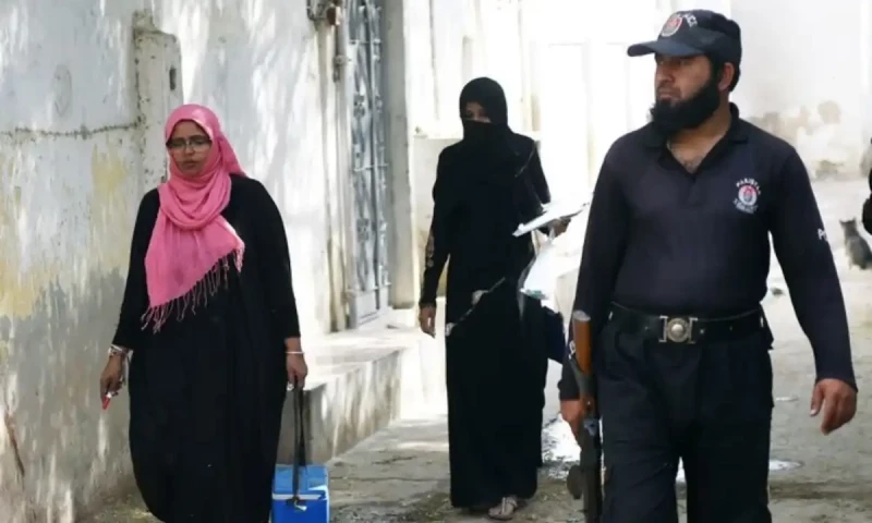 Environmental samples of polio collected from Hyderabad, Jamshoro tested positive