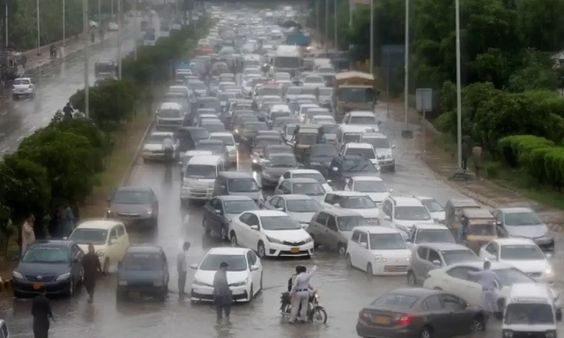 Heavy rains bring relief from heatwave in Islamabad, Lahore