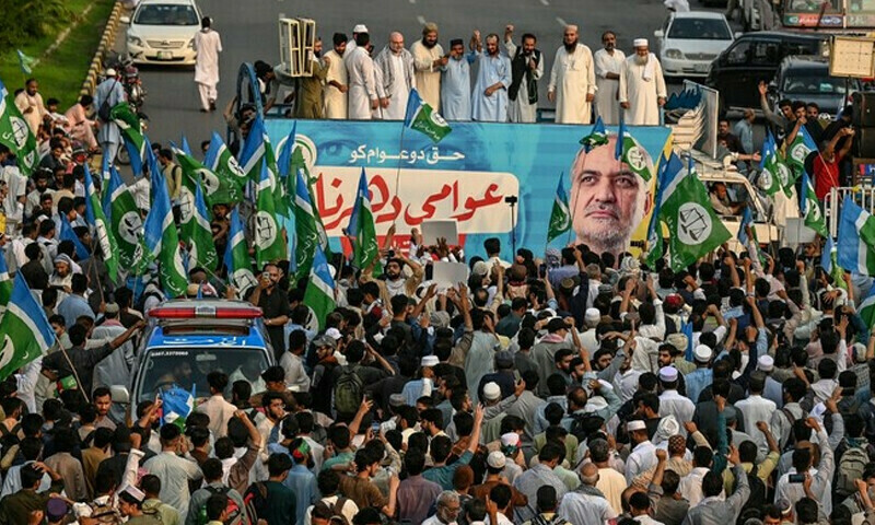 Another round of talks with govt today as JI sit-in enters fourth day