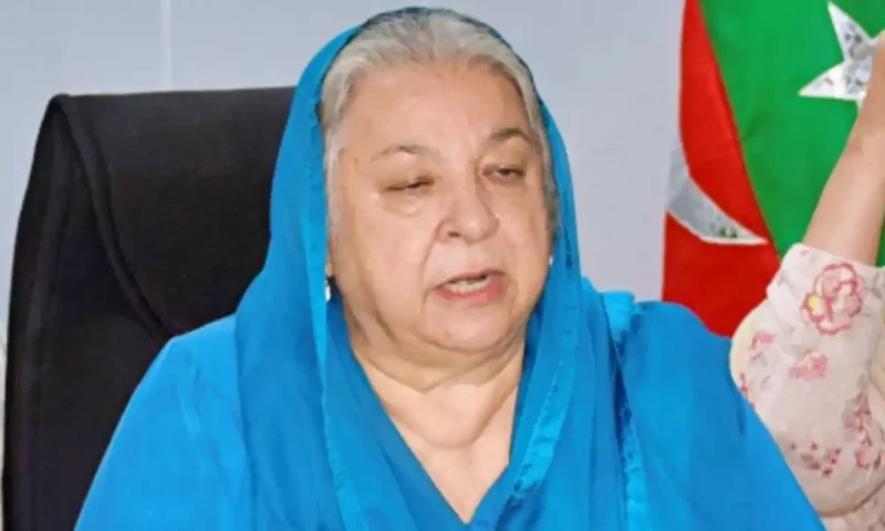PTI leader Yasmin Rashid admitted to hospital