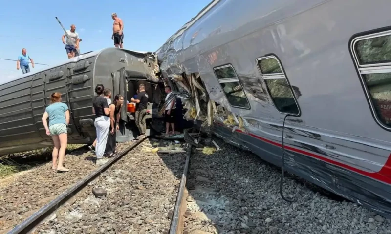Russian train smashes into truck, injuring 52