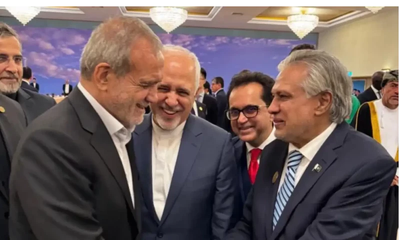 DPM Dar meets newly sworn in Iranian President Pezeshkian