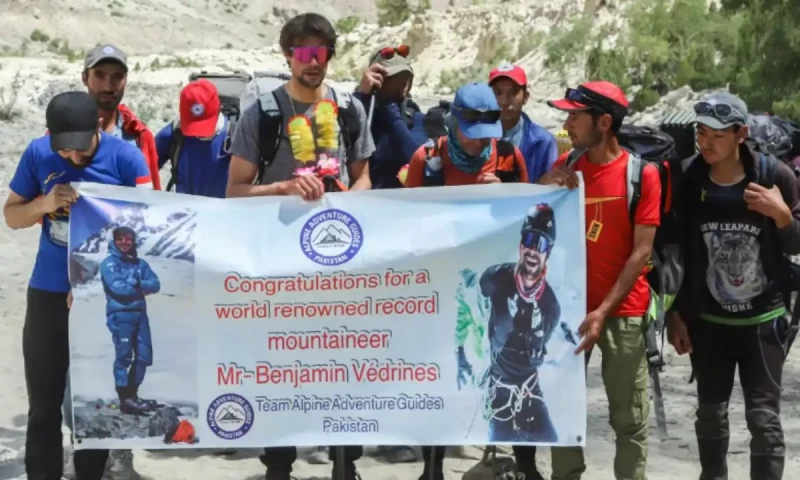 French climber says he took his time in speed record K2 summit