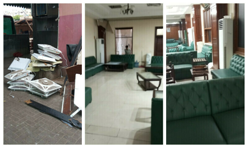 Explosion in Sindh High Court canteen leaves windows shattered