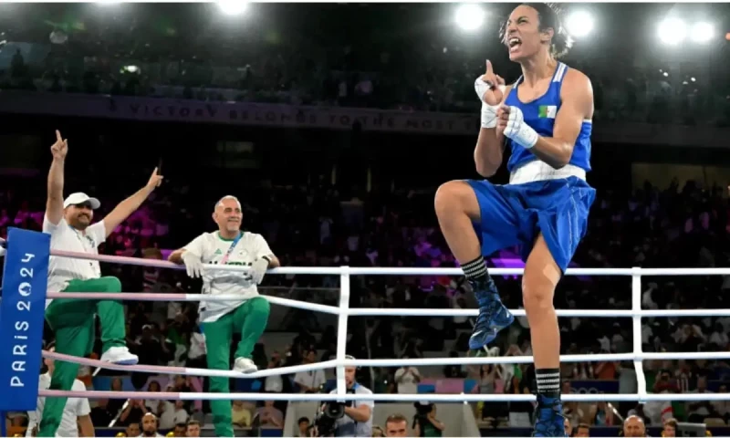 Imane Khelif, the Algerian boxer in gender row, punches ticket to Paris Olympics final
