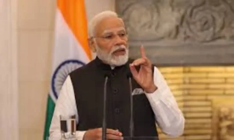 PM visits landslide-affected areas in Kerala