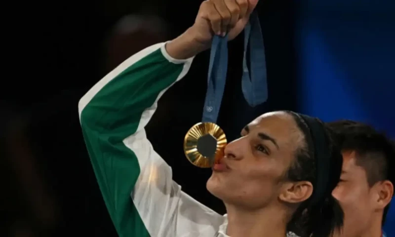 Algerian gender-row boxer Imane Khelif storms to Olympic gold