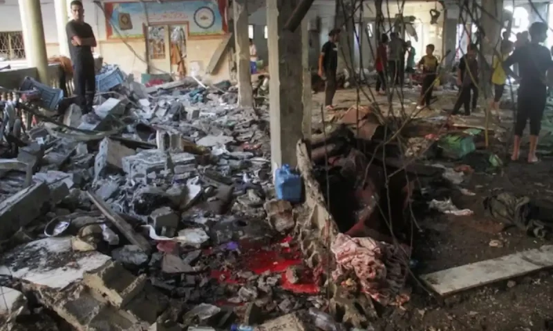 Israel orders more Gaza evacuations after school shelter attack kills scores