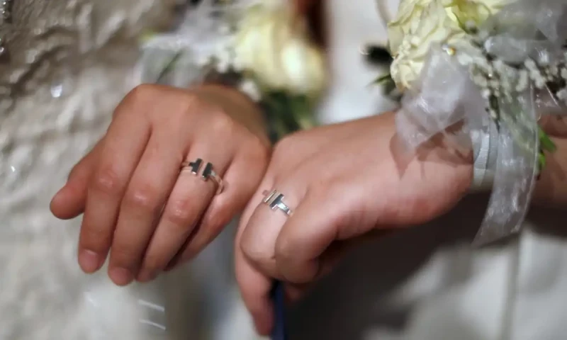 Unconventional newlyweds charge $333 per guest to cover wedding costs
