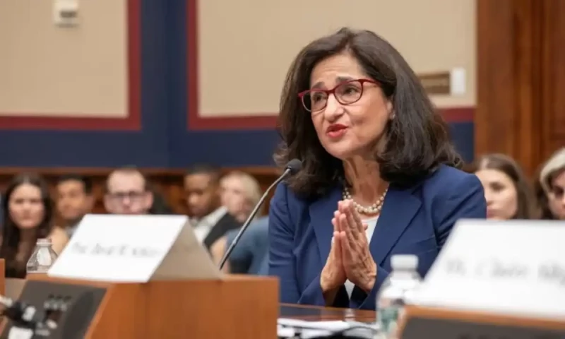 Columbia University president resigns in wake of campus protests over Gaza war