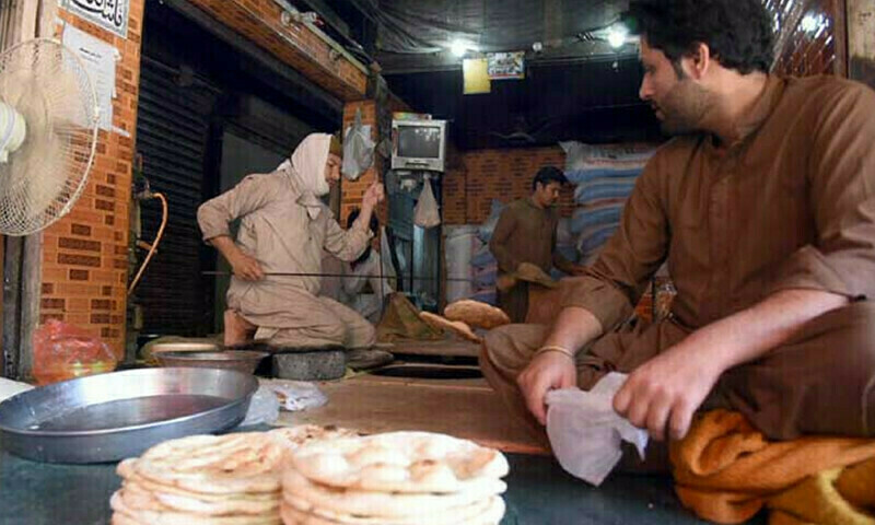 Roti prices surge by Rs5 in Peshawar