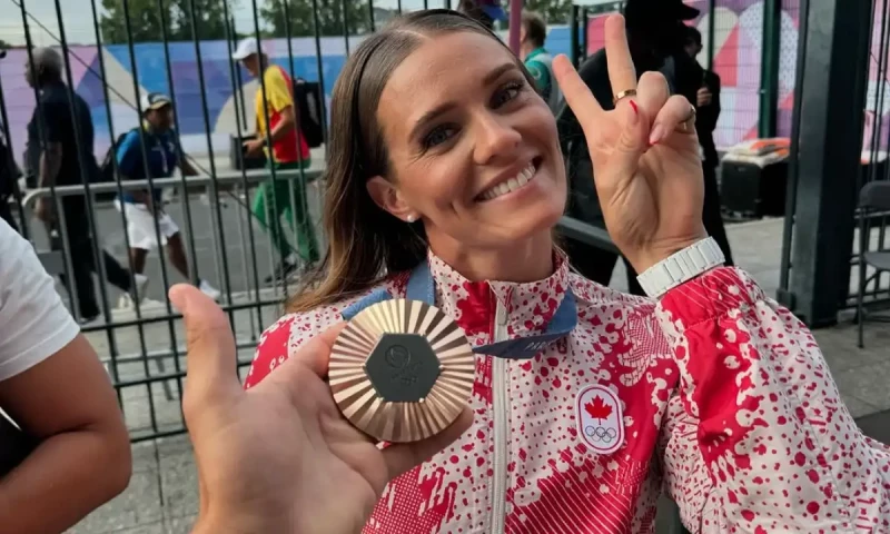 Olympian Alysha Newman sees surge in her followers after viral celebration