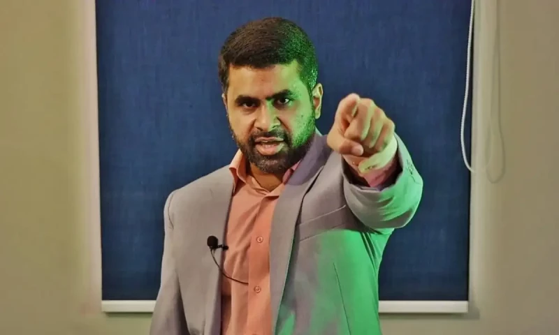 YouTuber and comedian Aun Ali Khosa returns home