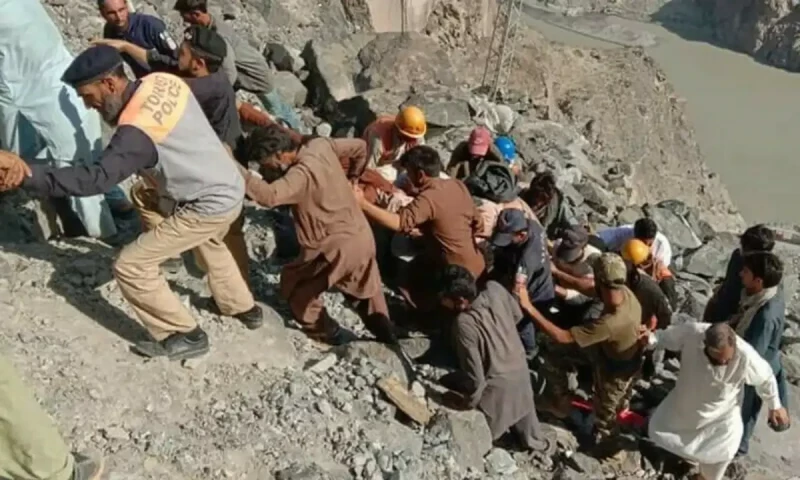 Six Diamer-Bhasha Dam labourers killed in accident