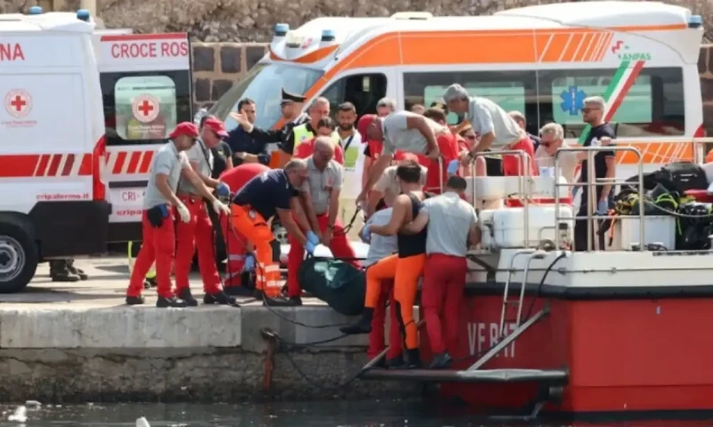 British tech giant Mike Lynch among missing after luxury yacht sinks off Sicily
