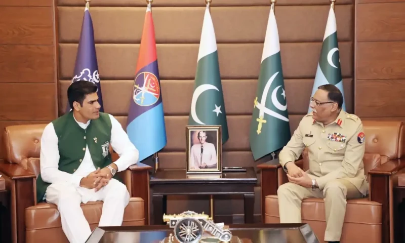 CJCSC Gen Mirza lauds Olympic gold medalist Arshad Nadeem&rsquo;s efforts