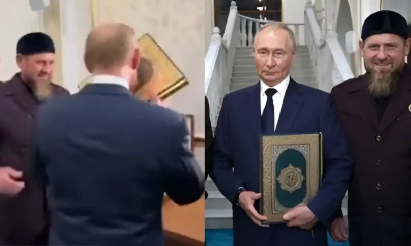 Video of Putin kissing Quran goes viral