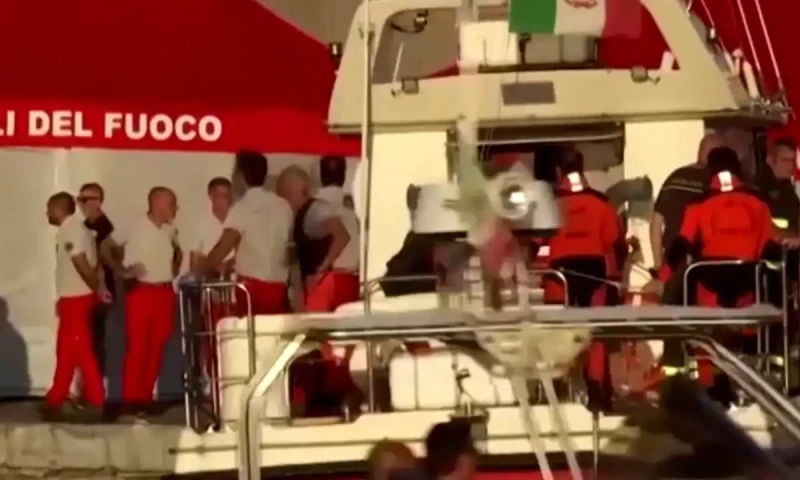 Four bodies recovered from Sicily yacht sinking