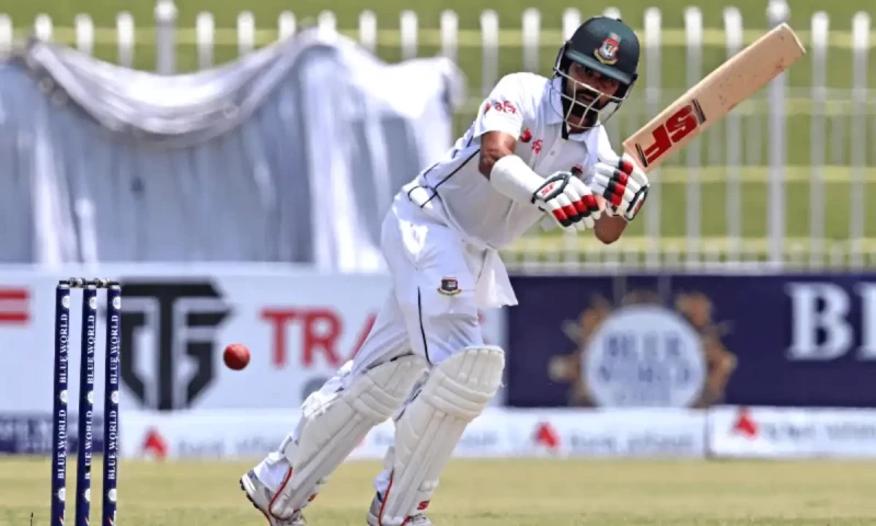 Shadman misses hundred as Bangladesh reaches 199-4 in first Test