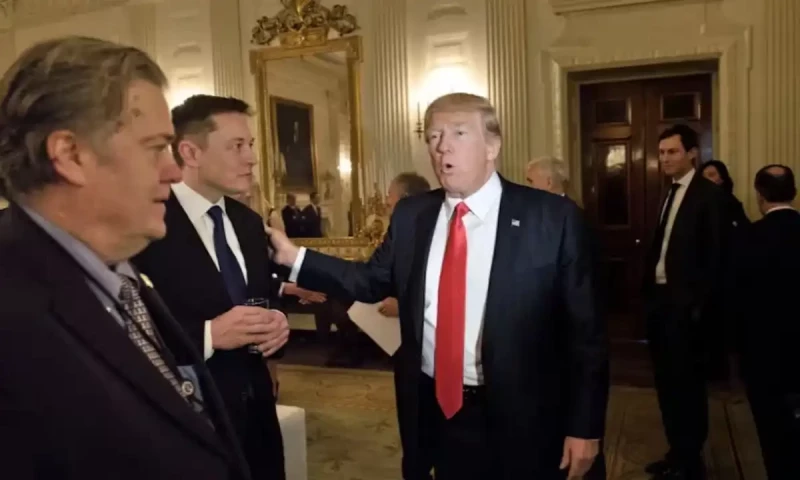 Trump claims Musk may consult his government