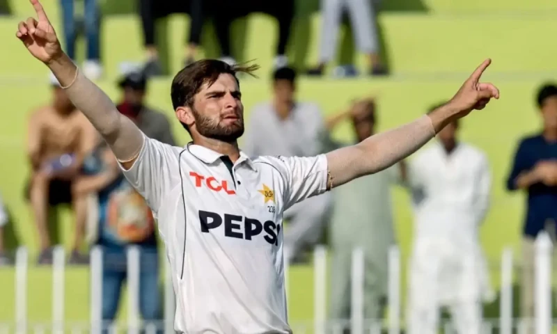 Pacer Shaheen Shah Afridi released from Test squad