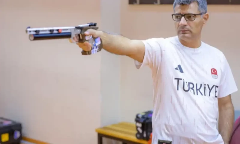 Turkish Olympic shooter aims to trademark viral stance