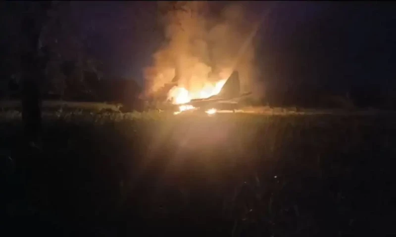 Indian Air Force MiG-29 aircraft crashes during training mission