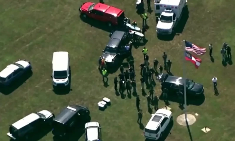 Reports of 4 dead in Georgia high school shooting, 1 person in custody
