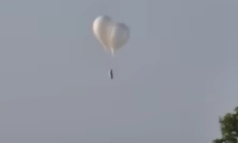 North Korea launches hundreds of trash balloons into South Korea
