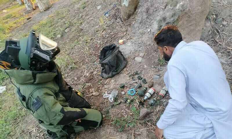 Explosives found in PTI rally site