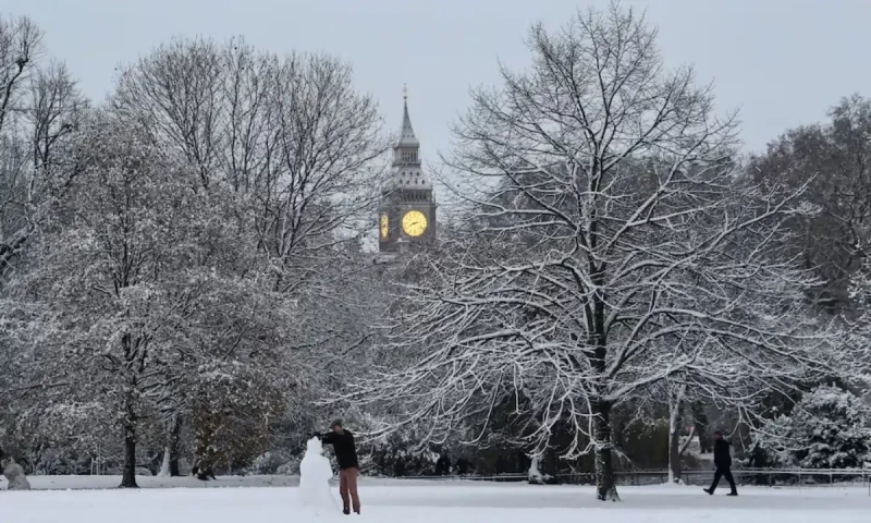 UK braces for lower termperatures from Arctic blast