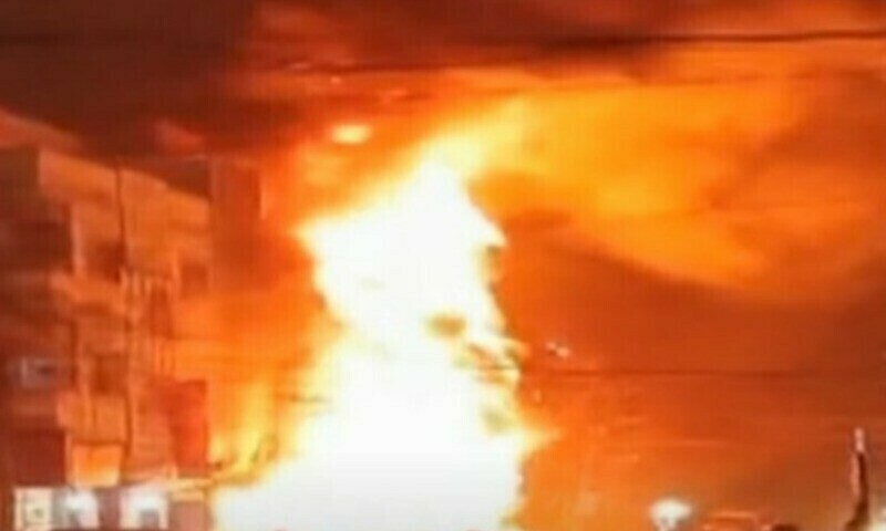 Massive fire in Karachi&rsquo;s Shah Faisal Colony brought under control
