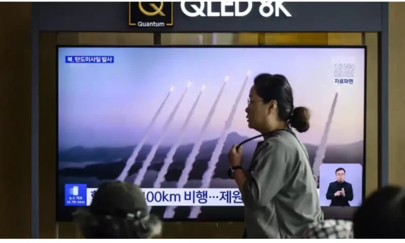 North Korea conducts second short-range missile launch in a week