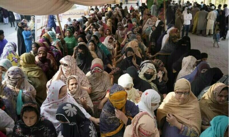 Woman killed in stampede at Benazir Income Support Center