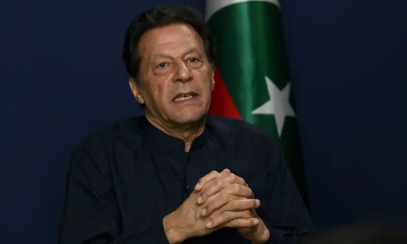 Former PM Khan warns of &lsquo;filling jails&rsquo; if Lahore rally is halted