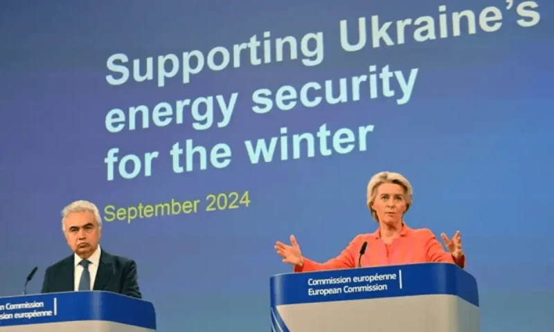 EU Chief visits Kyiv to provide winter support amid ongoing conflict