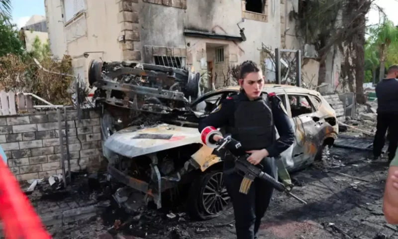 Hezbollah rockets strike near Israel&rsquo;s Haifa as UN warns of &lsquo;catastrophe&rsquo;