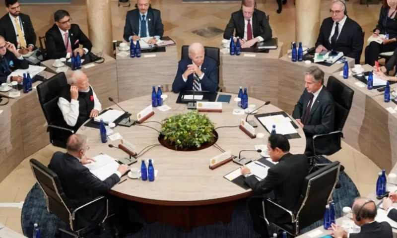 Biden caught on hot mic, saying: China &lsquo;testing us&rsquo;