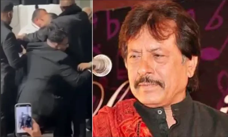 Attaullah Esa Khelvi&rsquo;s London concert disrupted by fan brawl
