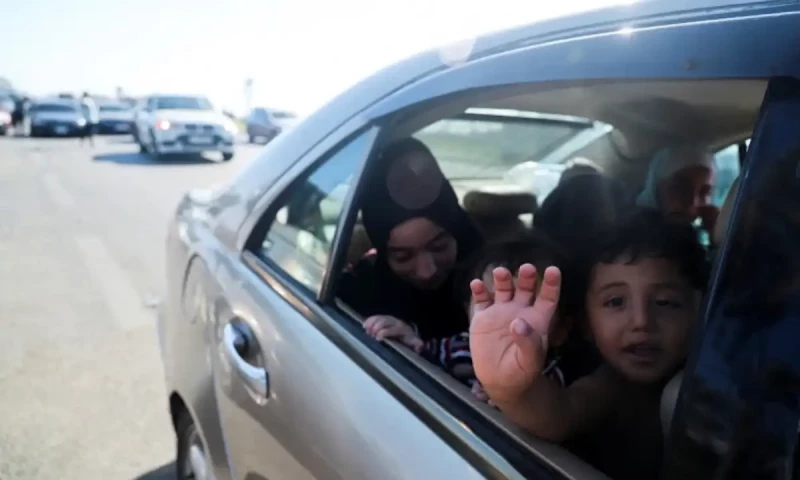 In pictures: Lebanese flee Israeli bombardment