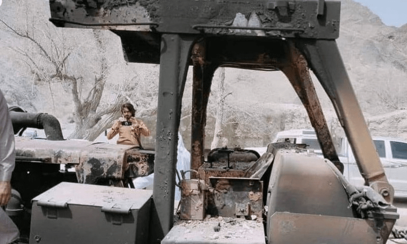 Gas company attacked in Musakhel, machinery burnt, 20 workers abducted