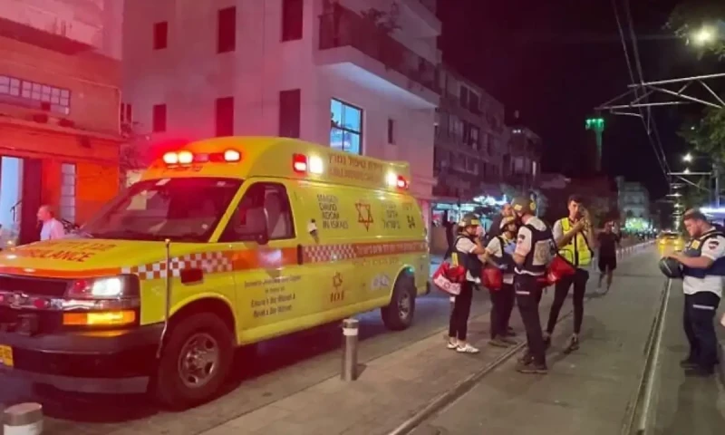 Seven wounded in suspected attack in Israel&rsquo;s Tel Aviv: emergency services