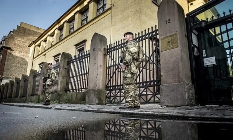 Danish police investigate two blasts near Israel&rsquo;s Embassy in Copenhagen