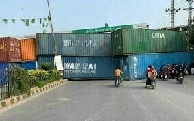 Islamabad&rsquo;s Red Zone sealed, containers deployed throughout city